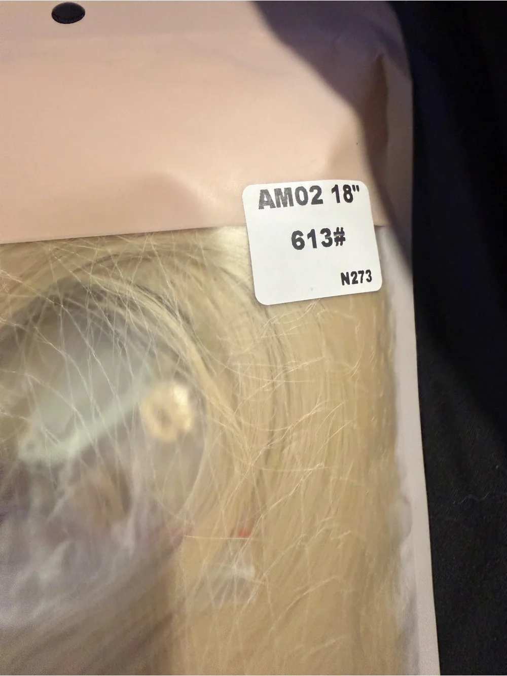 That Hair Blonde Halo Clip-In Hair Extensions - 613 Platinum Blonde